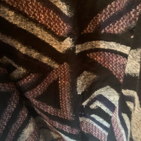 Lucky Brand Aztec Intarsia Sweater Cardigan size M - Picture 3 of 7